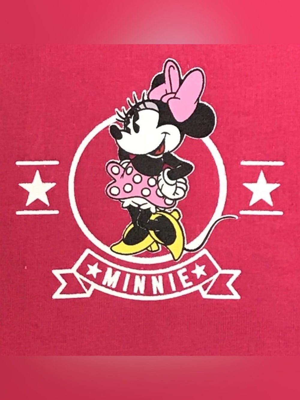 Preowned Disney Pink Minnie Mouse Long Sleeve Pullover Sweatshirt Teen Size . - Picture 11 of 15